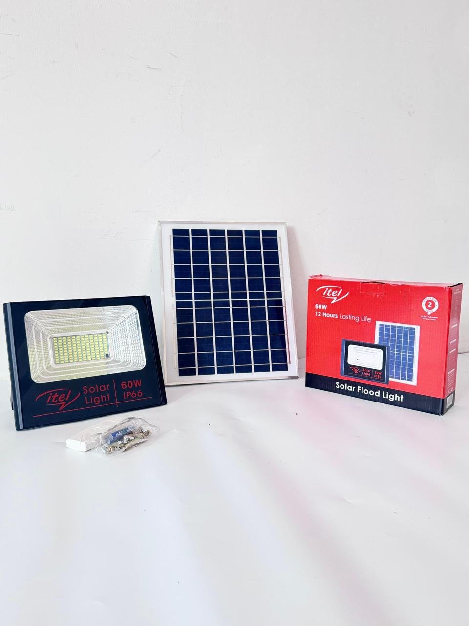 Itel 60W Solar LED Flood Light
