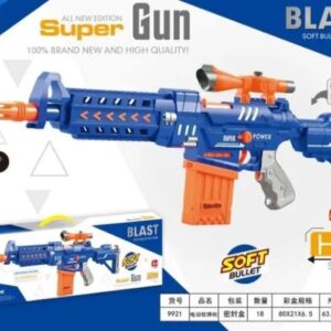 Lefan Toys Super Gun BLAST Soft Bullet Toy Blaster for Safe Indoor and Outdoor Children’s Play