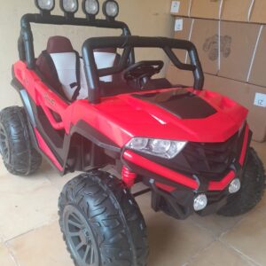 Kids Electric Car With Leather Seats and Rubber Wheels
