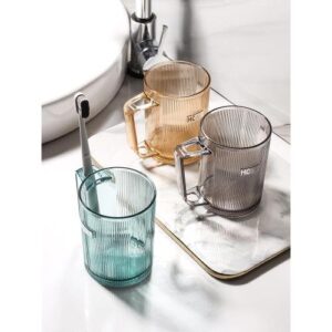 Set of 2 Premium Glass Coffee Mugs