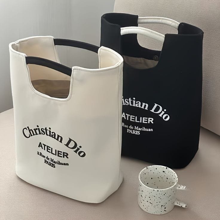 💚 Canvas bag with handle