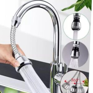 Metallic tap faucet extender size 16 cms