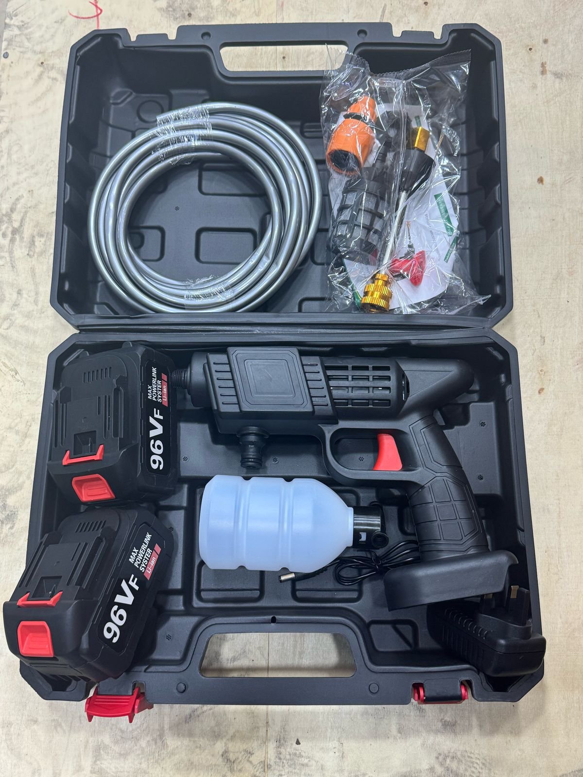 High Pressure Wireless Car Washer Gun/Sprayer/Garden Machine(96V)