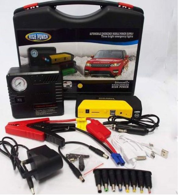 2 in 1 High Power Portable Car Jump Starter Kit And Air Compressor, power bank